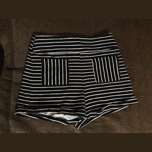 Hollister Stripe Shorts Small